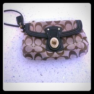 Coach wristlet bag